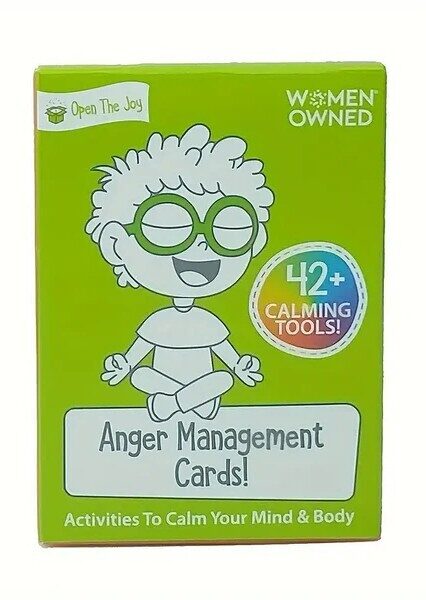 Jogas kārtis Anger Management Cards Dūsmu pārvaldības kārtis- 45gab.