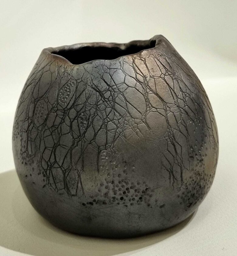 Mate tējas trauks CALABAZA (māls) MELNS tilpums ap 300 ml Kalabasa Calabasa