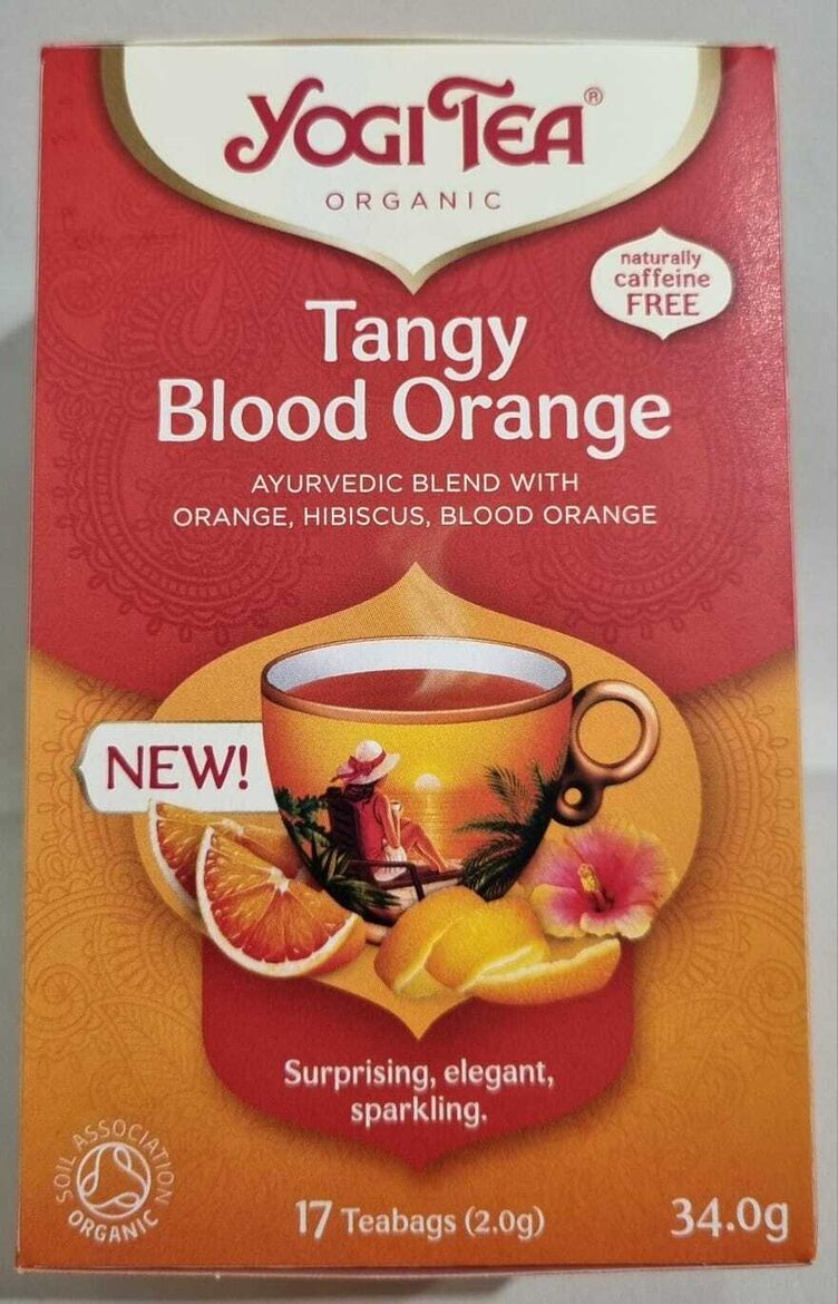 YOGI TEA® Tangy Blood Orange N17 Organic tēja