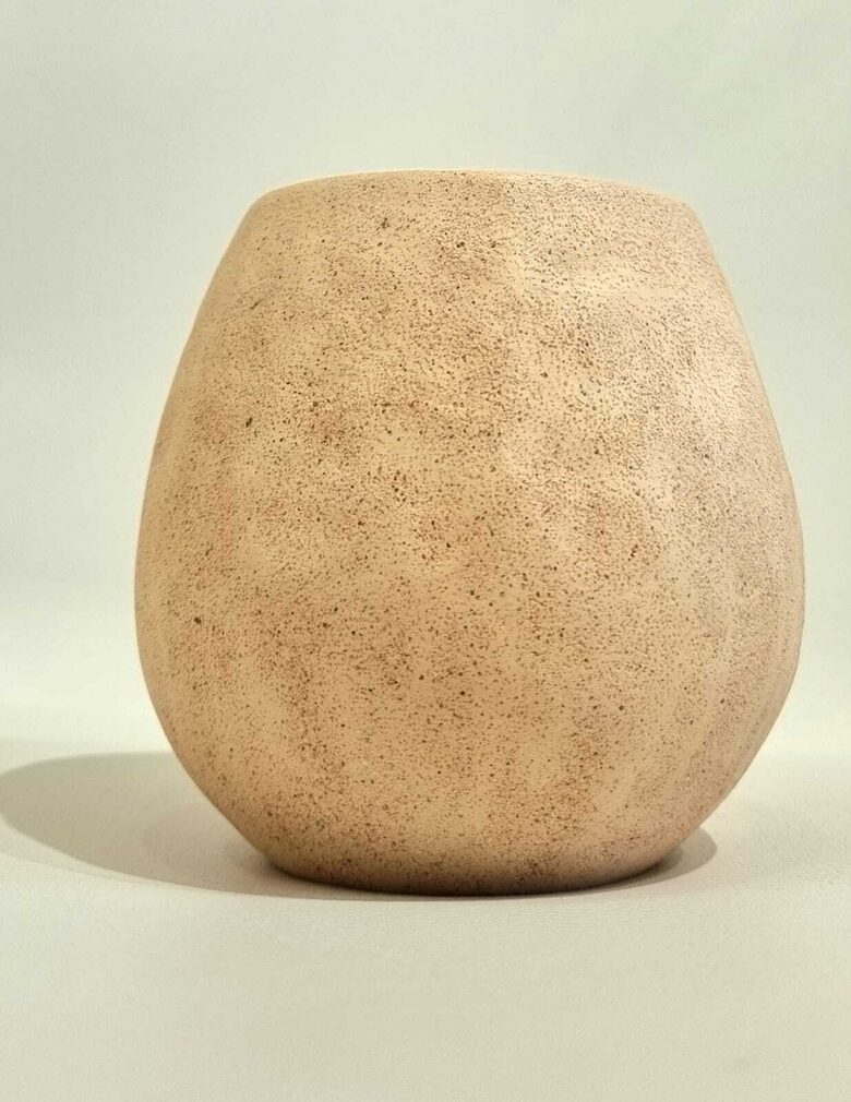 Mate tējas trauks CALABAZA (māls) "Jūras smiltis" tilpums 300-380ml Kalabasa Calabasa 