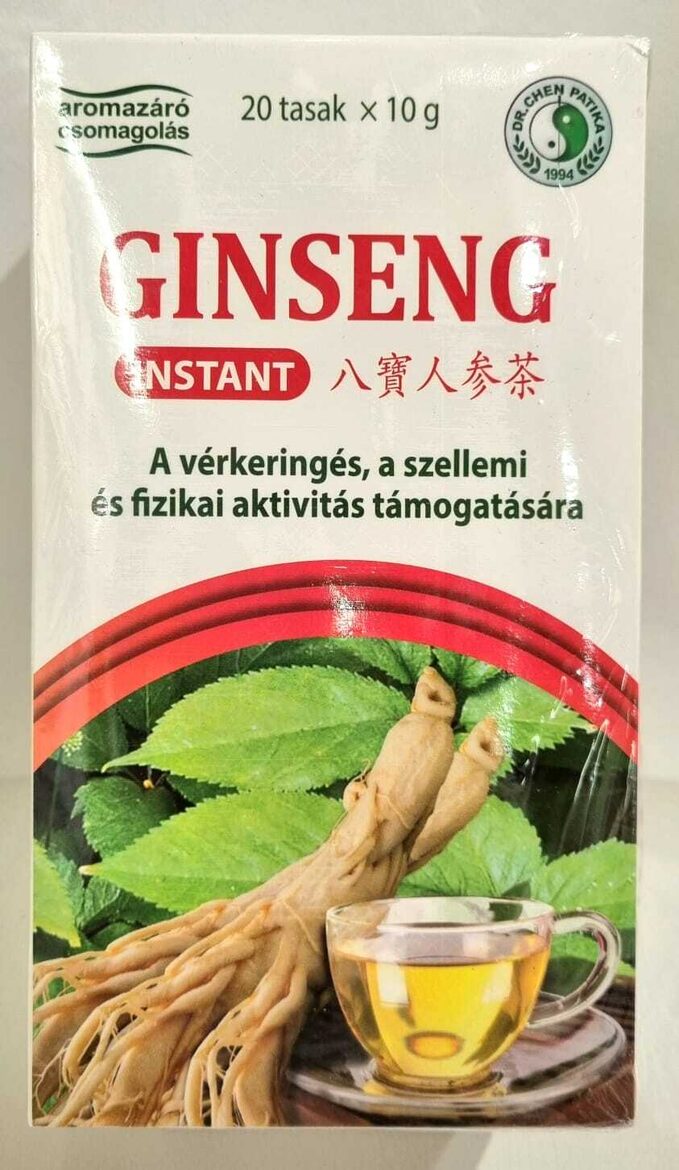 Žeņšeņa saknes tēja šķīstoša Giseng 250mg, 20 paciņas