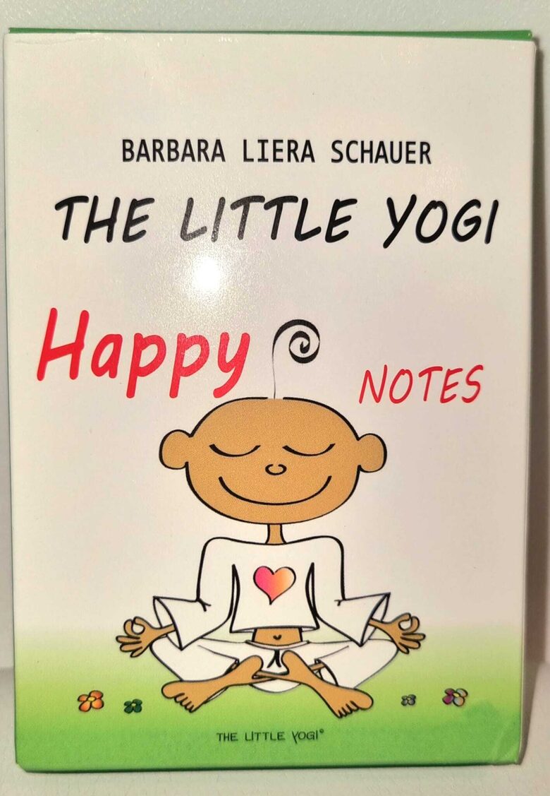 Jogas kārtis THE LITTLE YOGI bērniem un ne tikai 40gab. Happy notes.