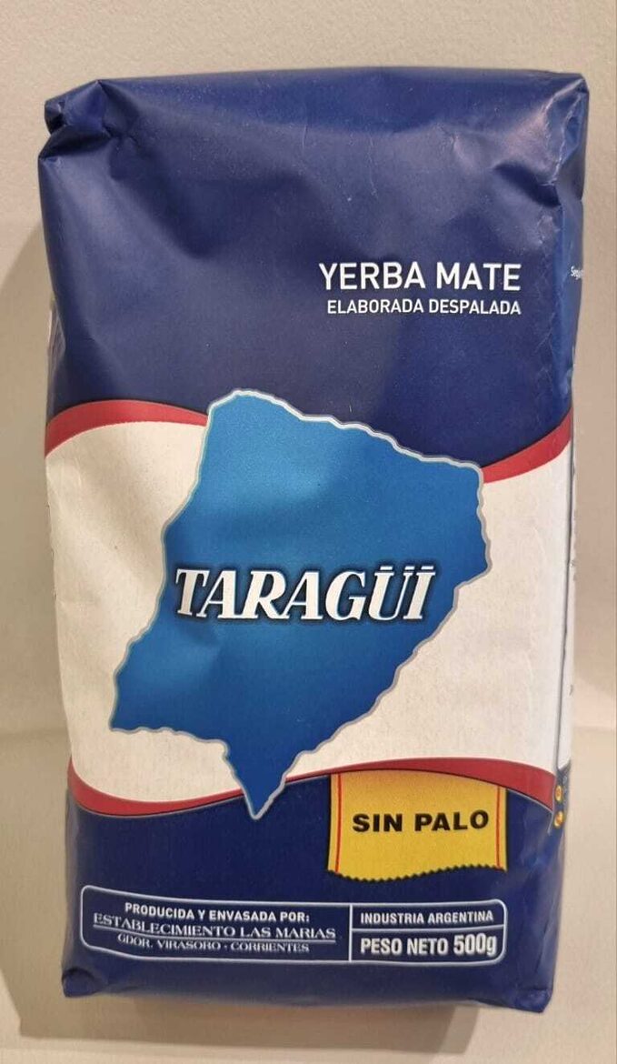 Mate tēja YERBA MATE TARAGUI 500g Argentīna 
