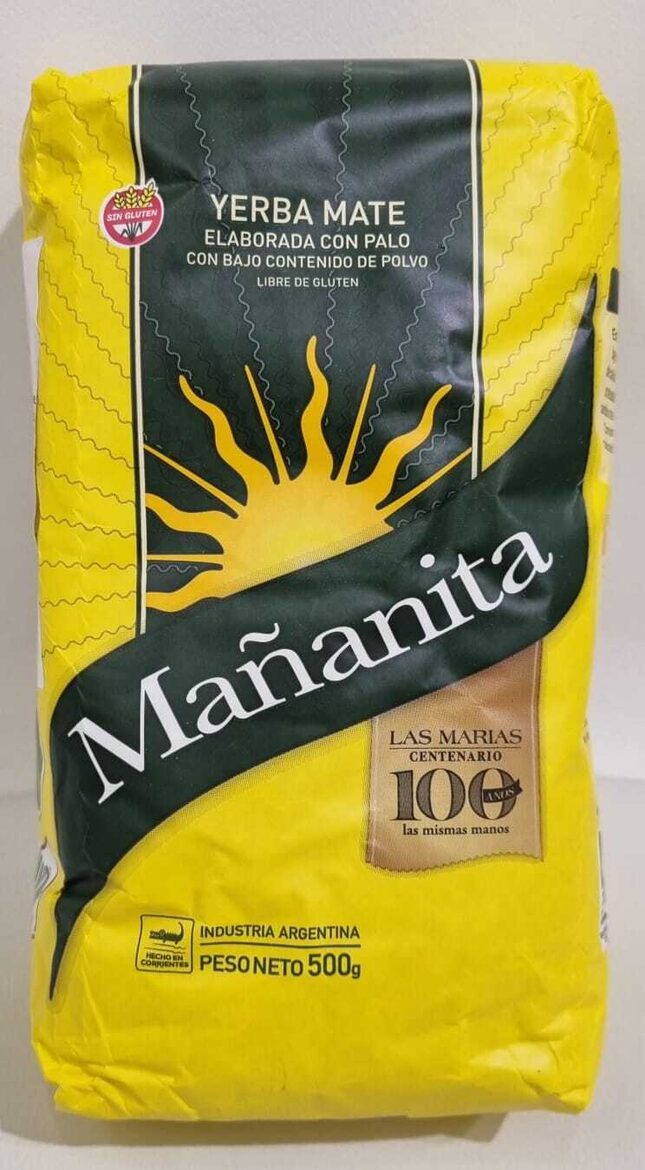 Mate tēja YERBA MATE MANANITA 500g vai 1000g Argentīna