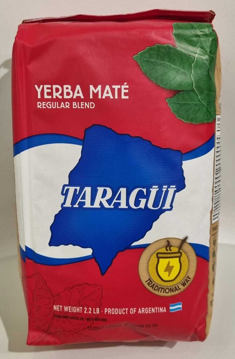 Mate tēja YERBA MATE TARAGUI 250g, 500g vai 1000g Argentīna