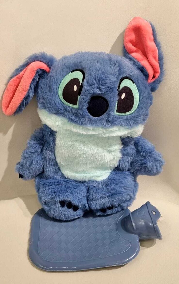 TERMOFORS mīkstā apvalkā, gumijas termofors 500ml STICH ZILS