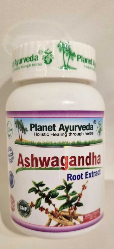 Planet Ayurveda ASHWAGANDHA  kapsulas N60 Ašvaganda Vitanija
