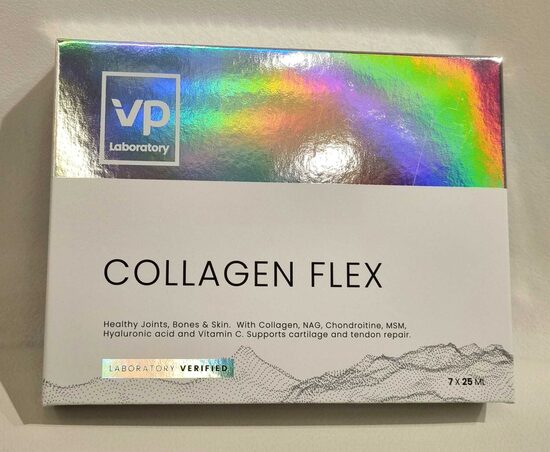 Collagen flex, 25 ml x 7 ampulas Produkta d.t. 28.02.2026. VP laboratory Kolagēns Kolagen Colagen 