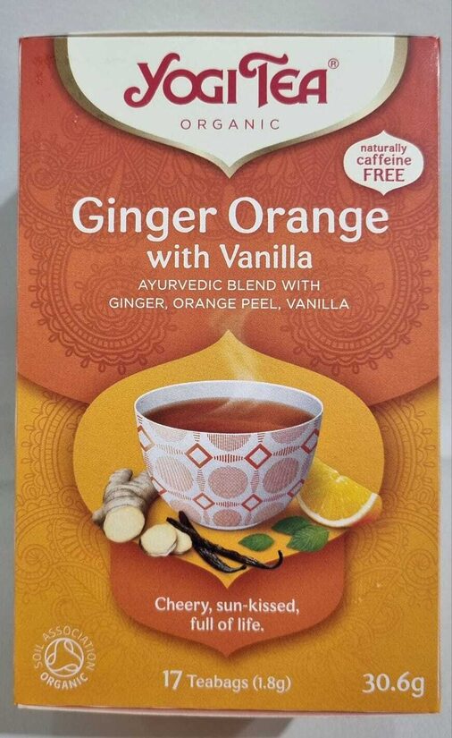 YOGI TEA® Ginger Orange with Vanilla N17 Organic tēja