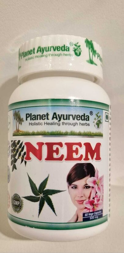 Planet Ayurveda NEEM kapsulas N60 Nim, nīms,  Azadirachta, Zederach