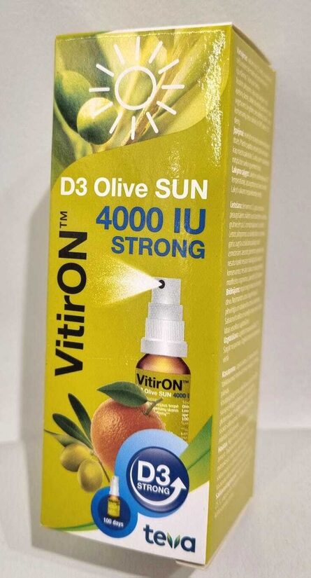 VitirON D3 Olive Sun 4000IU sprejs 1+1, 10 ml