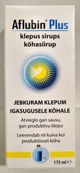 AFLUBIN Plus klepus sīrups 175 ml Medicīnas prece