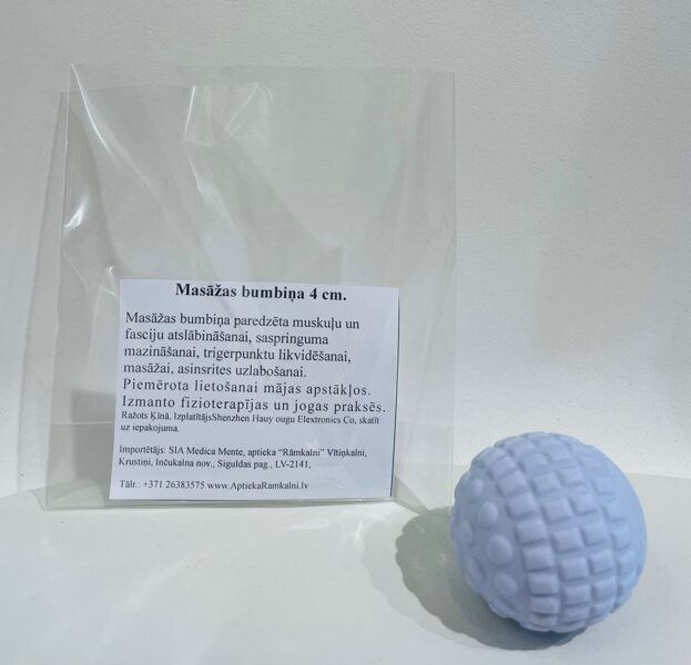 Masāžas bumbiņa 4 cm.