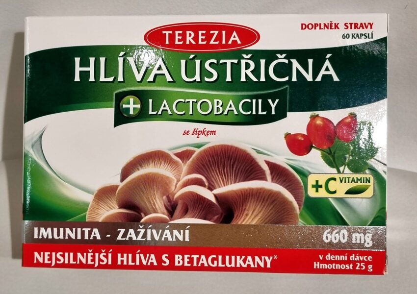 Terezia OYSTER MUSHROOM + LACTOBACILLI 60 kaps.