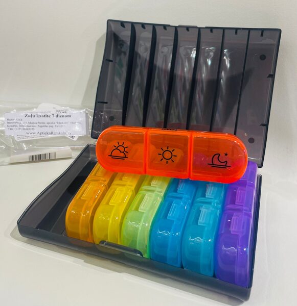 Zāļu kastīte 7 dienām