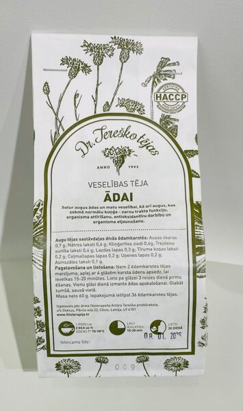 Dr.Tereško tēja ādas veselībai, 60 g