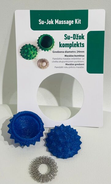 Su-Džok komplekts  (masāžas bumbiņa + 1 gredzens)