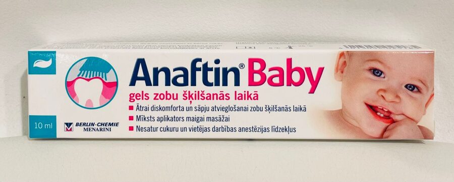 ANAFTIN Baby gels zobu šķilšanās laikā, 10 m