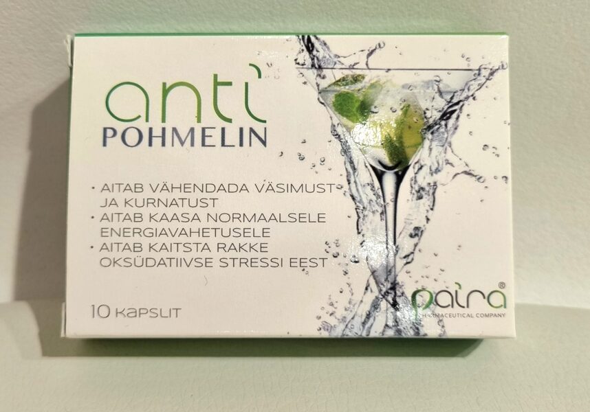Antipohmelin Paira 10 kapsulas