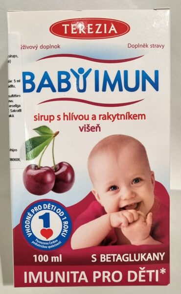 TEREZIA BABYIMUN sīrups ar ķiršu VAI ābolu garšu 100 ml