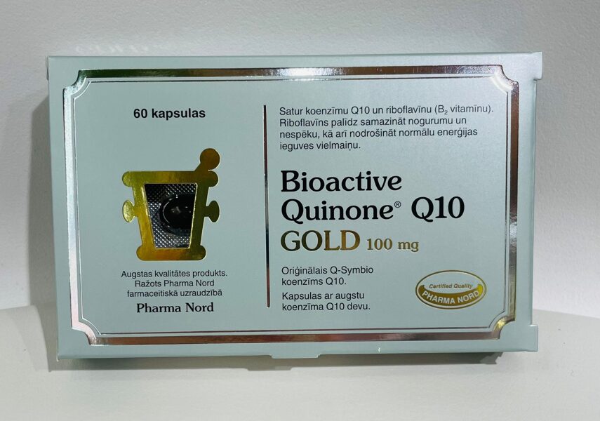 Bioactive Quinone Q10 GOLD 100mg kapsulas N60