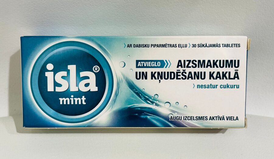 ISLA Mint, 30 sūkājamās tabletes