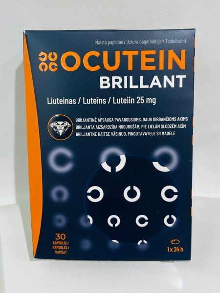 Ocutein Brillant lutein 25mg, 30 kapsulas