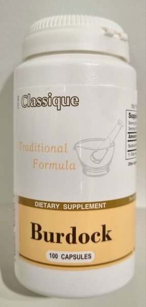 Santegra Burdock dadža sakne + 100 kapsulas