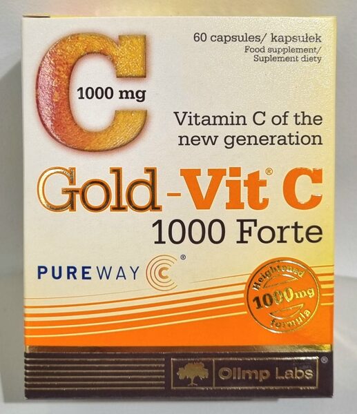 Olimp Labs GOLD-VIT C 1000 FORTE kapsulas, 60 gb