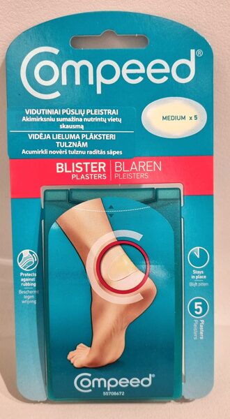 COMPEED vidēja lieluma plāksteri tulznām 5 gb.