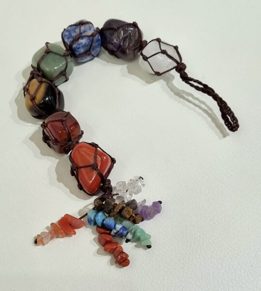 Piekariņš 7 čakras, 30 cm, akmens