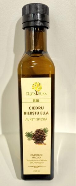 Ciedru riekstu eļļa  250ml un 100 ml