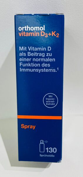 ORTHOMOL Vitamin D3+K2 aerosols, 20 ml