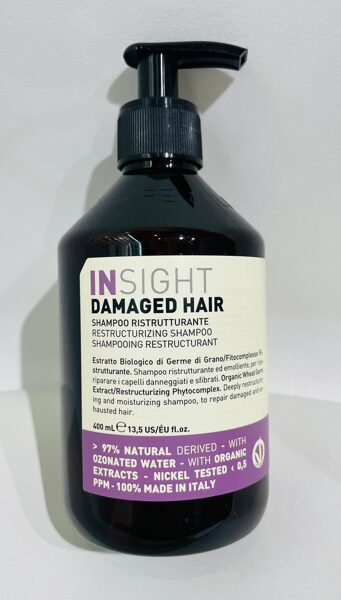 INSIGHT Damaged Hair  Atjaunojošs šampūns bojātiem matiem, 350ml