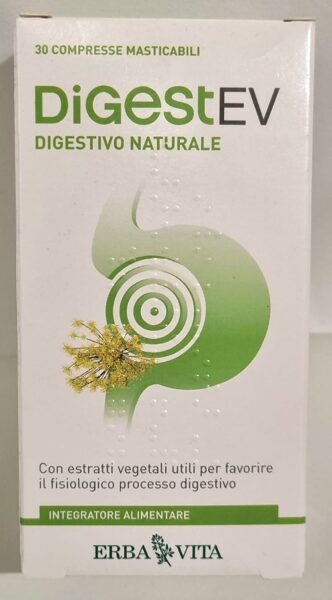 ERBA VITA Digestev ENZYME, 30 tabletes