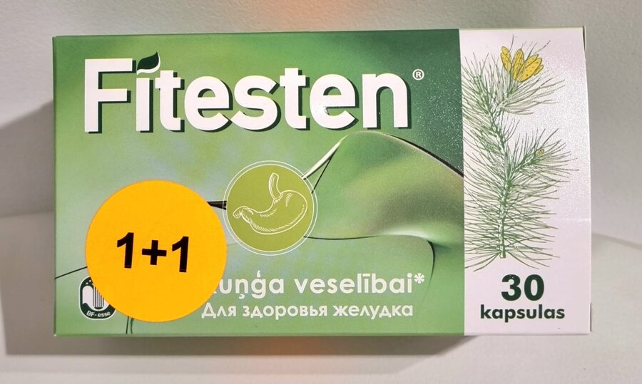 Fitesten kapsulas, 30 kapsulas x 2