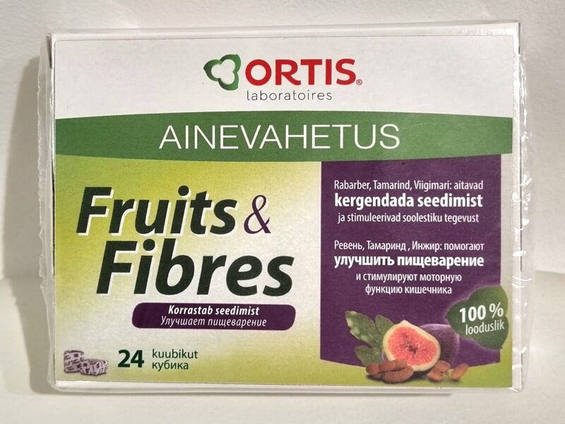 Ortis FRUITS & FIBRES kubiņi N24
