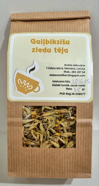 Gaiļbiksīšu ziedu tēja 35g