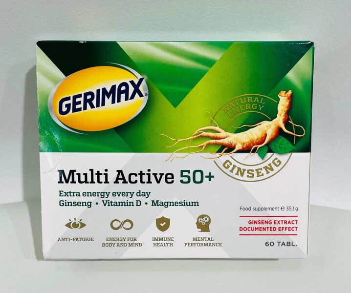 Gerimax Multi Active 50+, 60 tabletes