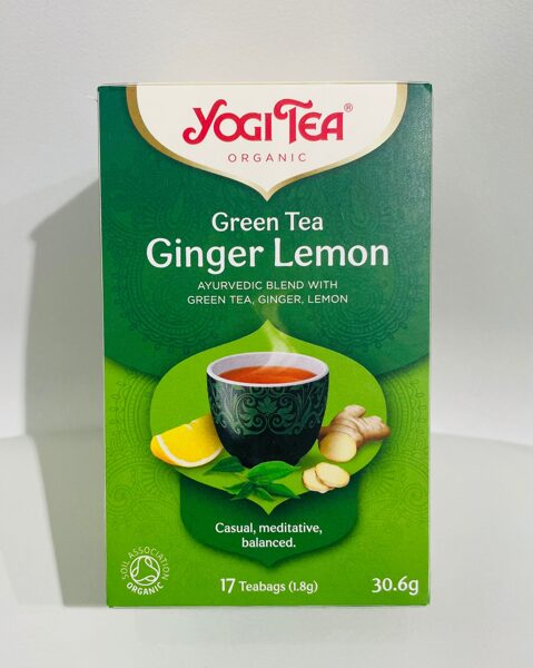 YOGI TEA Ginger Lemon tēja paciņās 17N