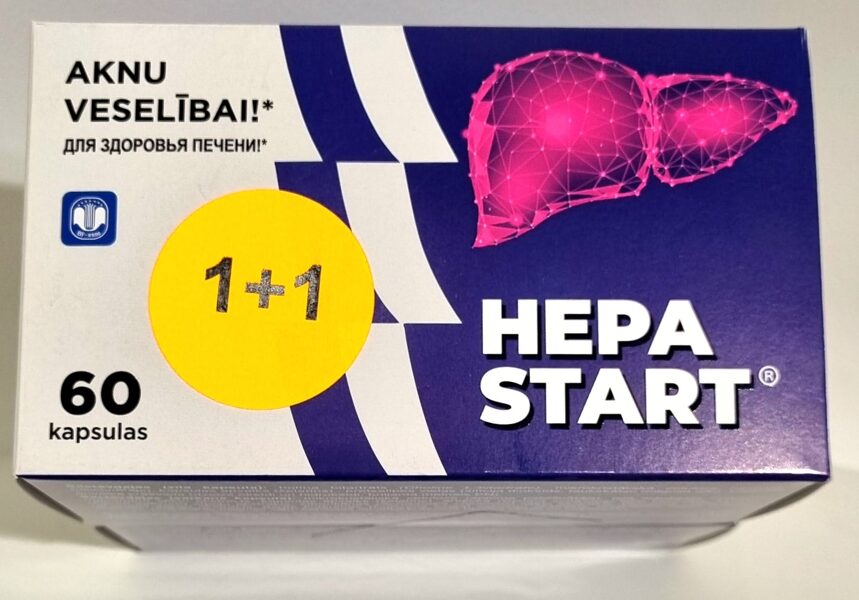 Hepa Start komplekts, 60 kapsulas 1+1