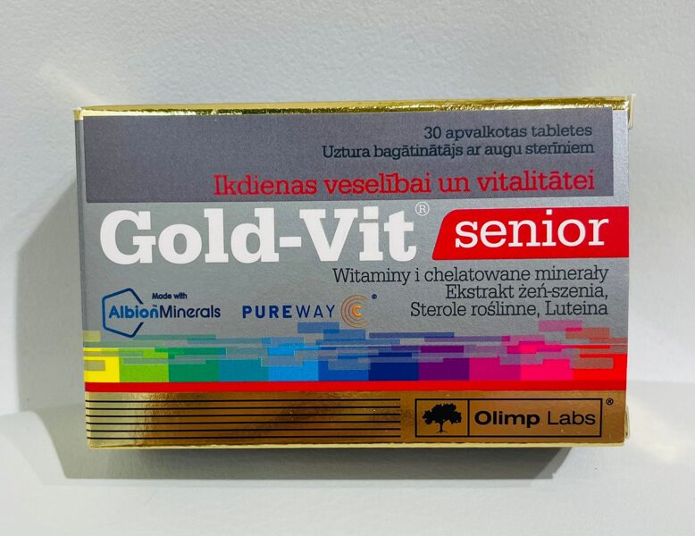 Olimp Labs Gold vitamīni senioriem, 30 tabletes