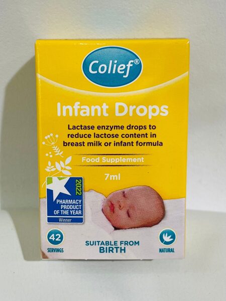 Colief Infant Drops laktāzes pilieni zīdaiņiem, 7 ml