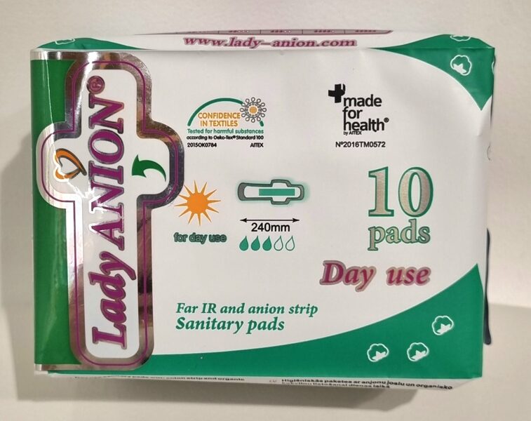 Lady Anion Day use Higiēniskās paketes dienai 240MM, 10 vai 20 gab.