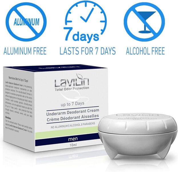 LAVILIN Underarm Deo Men dezodorants, 13 g Bez alumīnija
