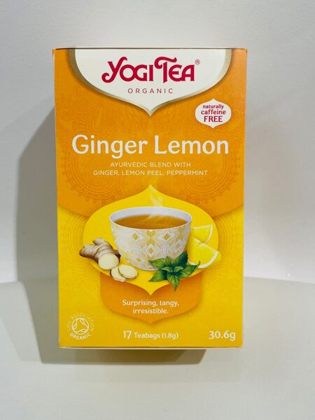 YOGI TEA Ginger Lemon  tēja paciņās N17