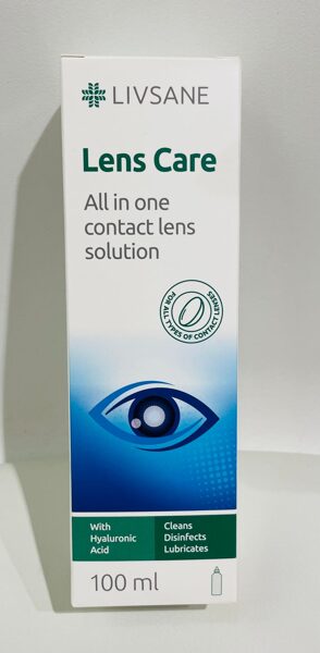 LIVSANE Lens Care - Kontaktlēcu kopšanas šķīdums 360ml