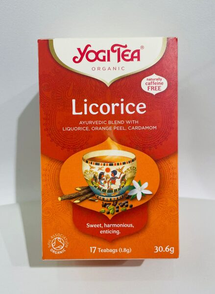 YOGI TEA Licorice tēja paciņās 17N