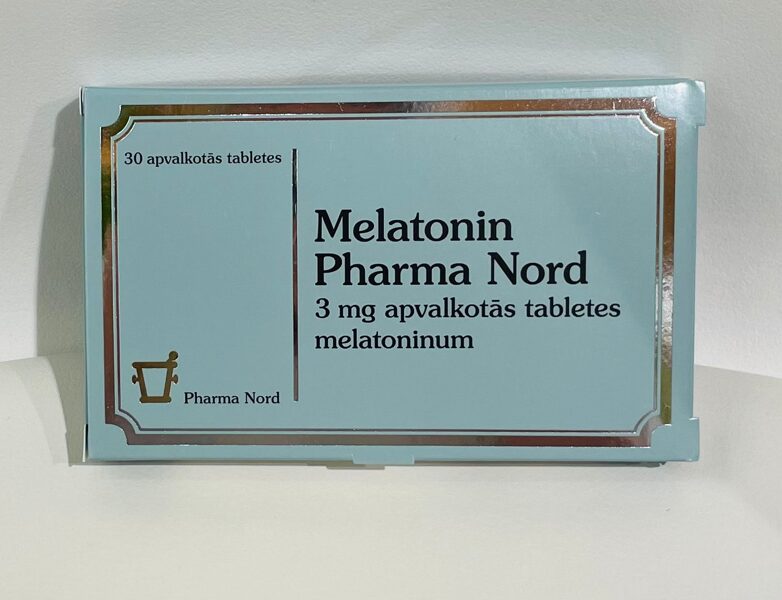 MELATONIN PHARMA NORD 3 mg tabletes, 30 gab.