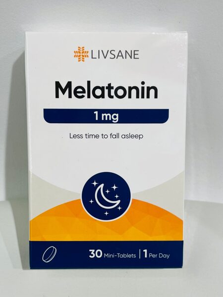 LIVSANE Melatonīns 1 mg tabletes N30